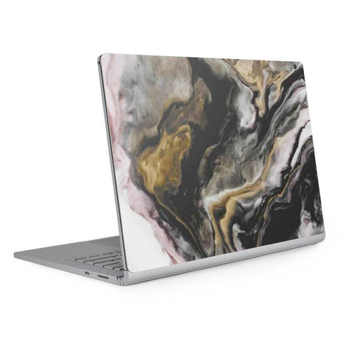 Gold Blush Marble Ink Surface Book 2 13.5in Skin